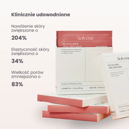 Bio-kolagenowa maska nawilżająca