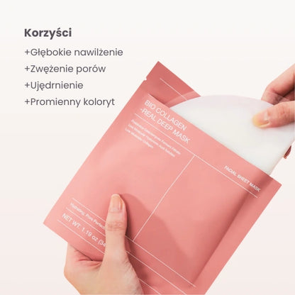 Bio-kolagenowa maska nawilżająca