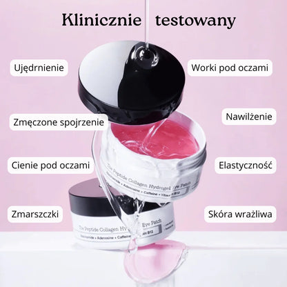 Peptydowo-kolagenowe hydrożelowe płatki pod oczy