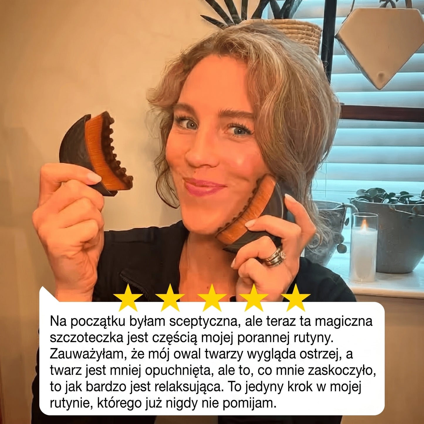 Szczotka limfatyczna do twarzy